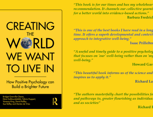 Creating the World We Want to Live In